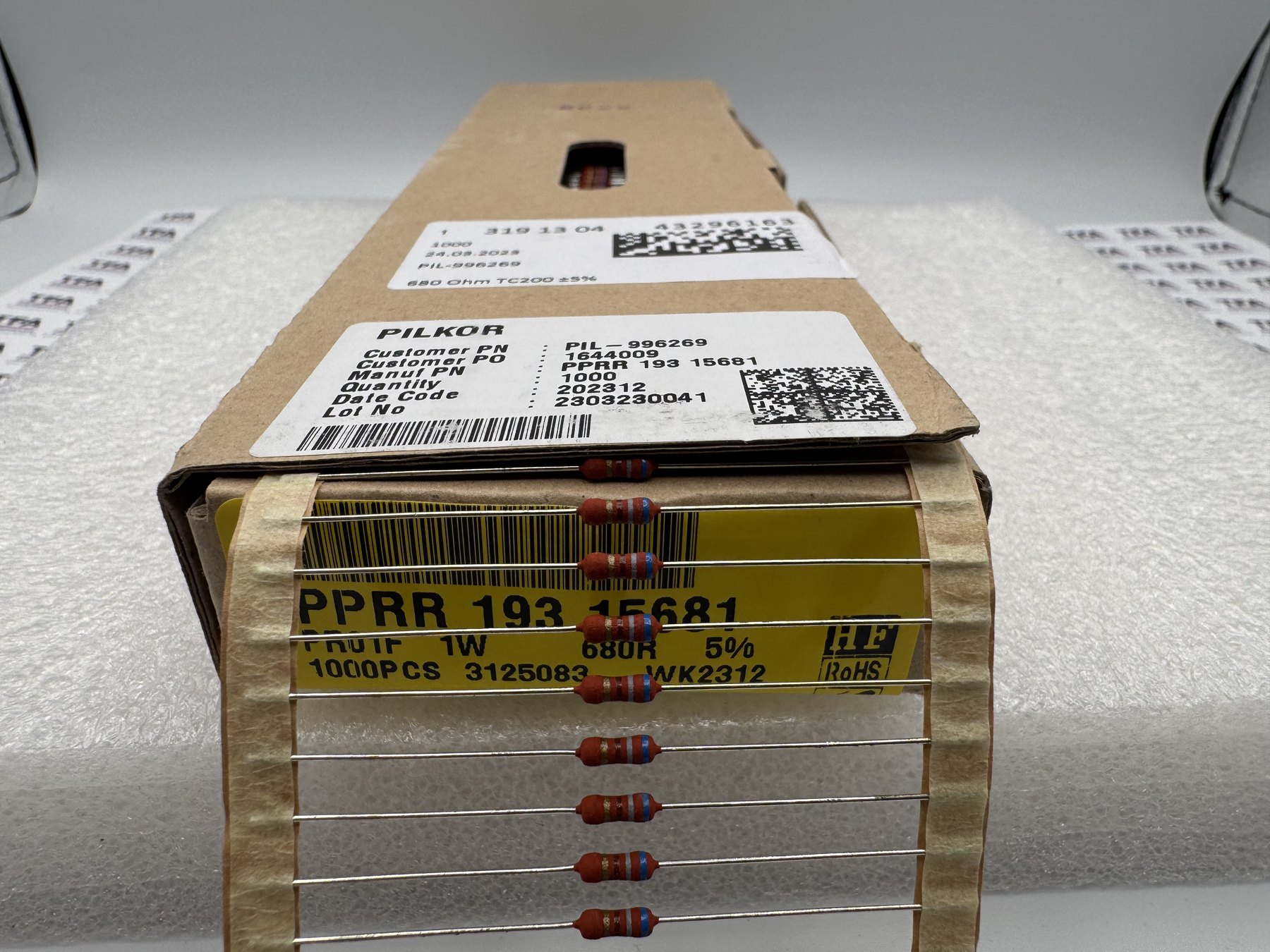 RESISTOR ALUMINUM HOUSE AND POWER MIX product photo 432