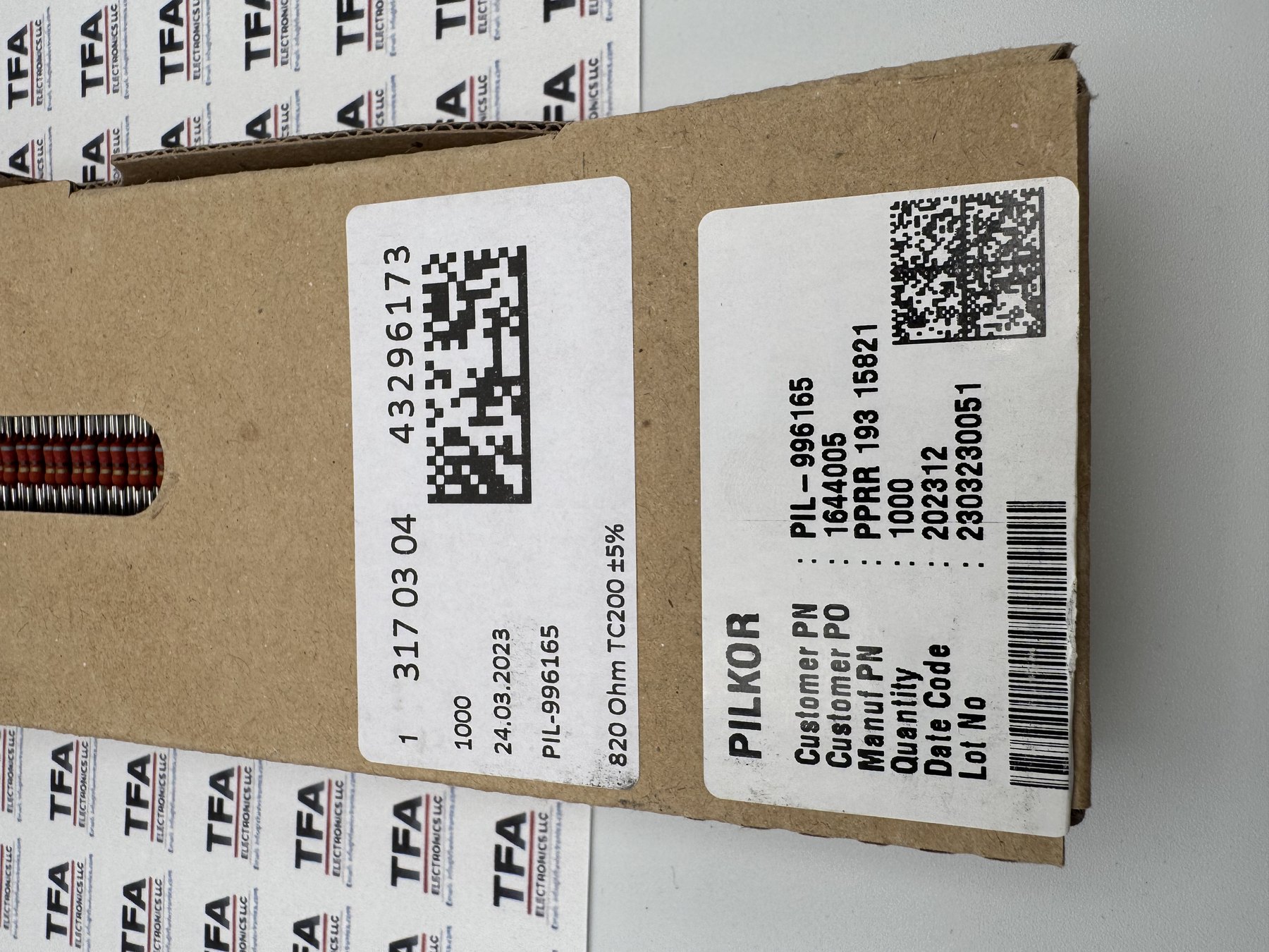 RESISTOR ALUMINUM HOUSE AND POWER MIX product photo 436