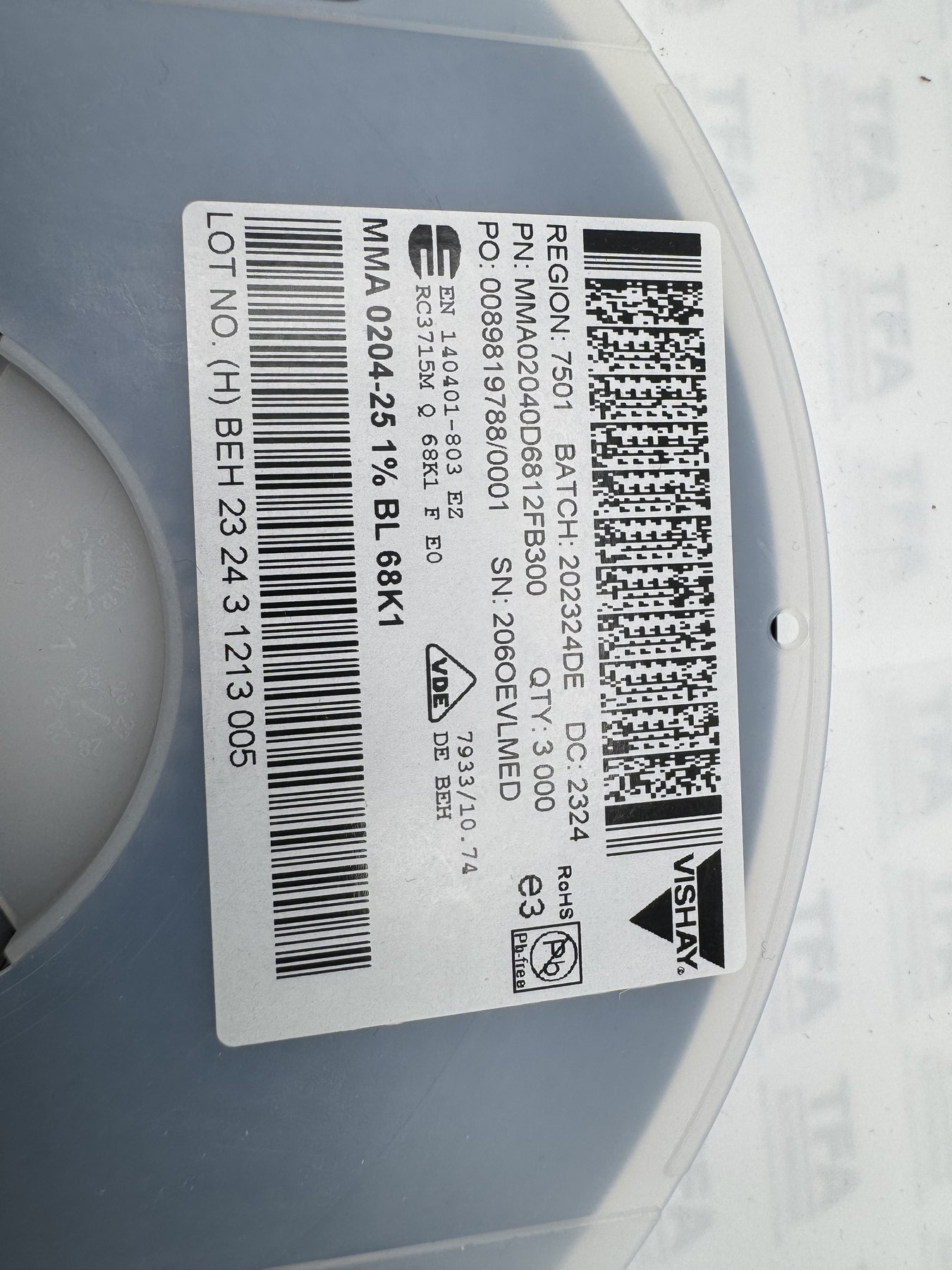 RESISTOR ALUMINUM HOUSE AND POWER MIX product photo 515