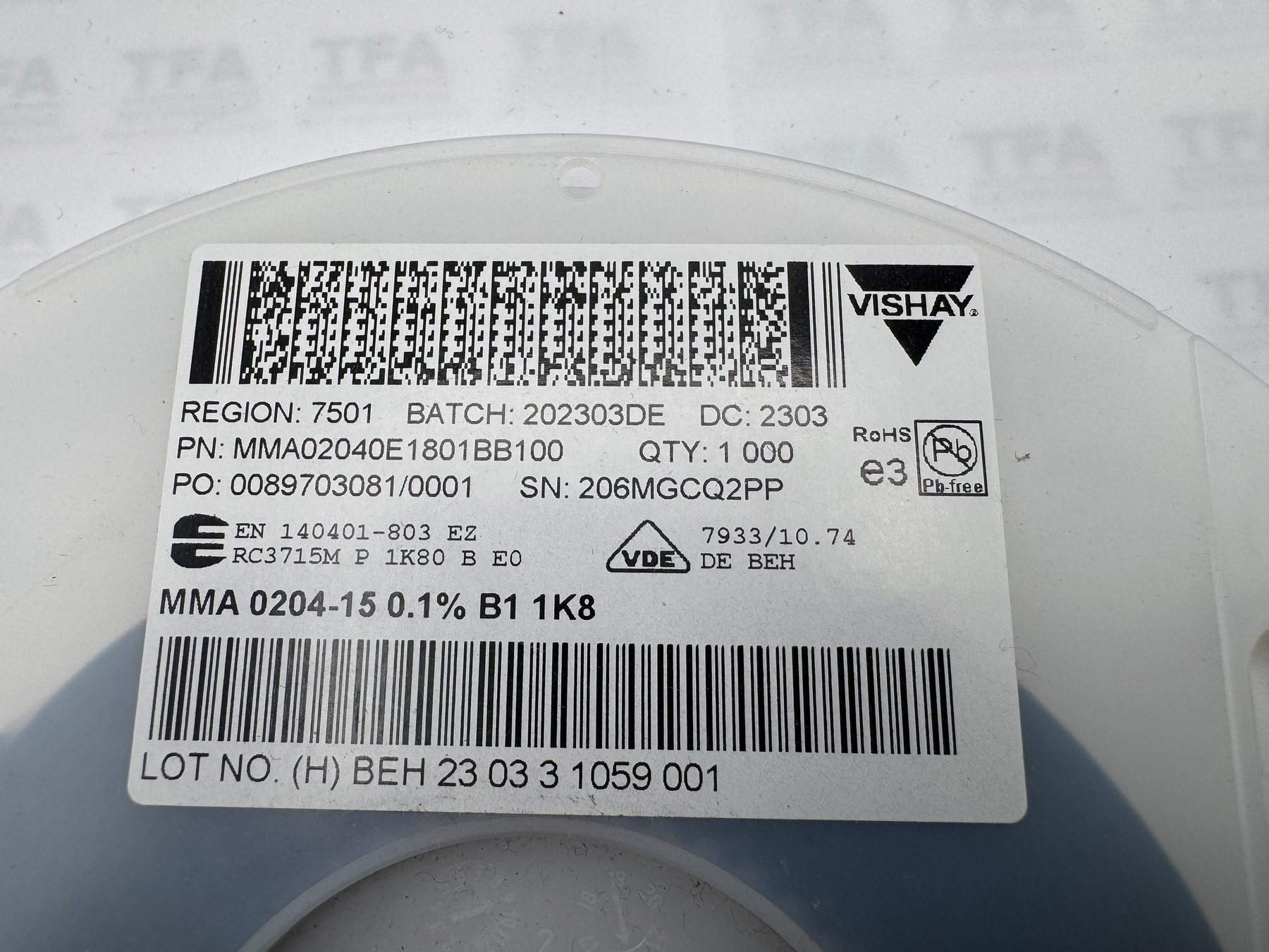RESISTOR ALUMINUM HOUSE AND POWER MIX product photo 518