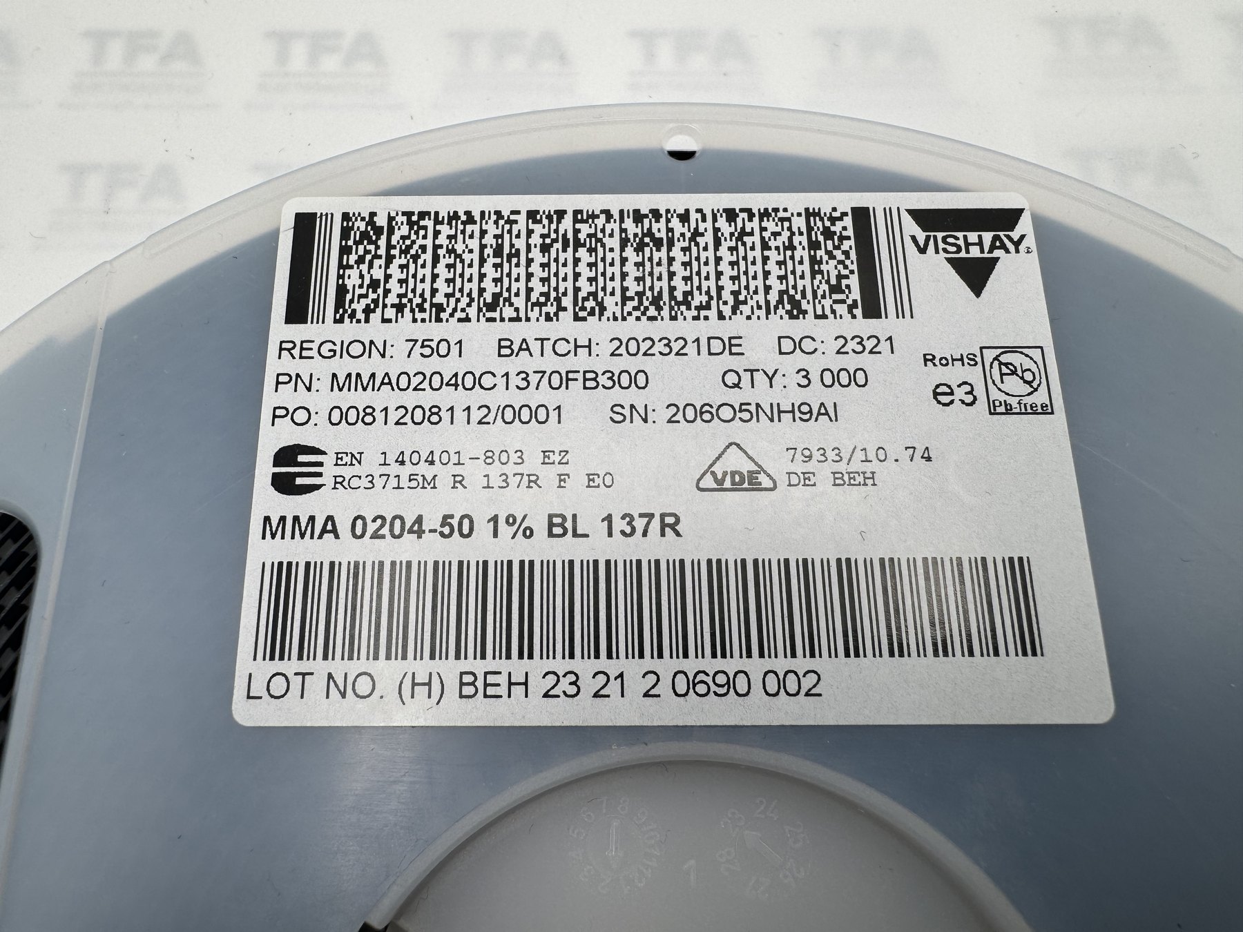 RESISTOR ALUMINUM HOUSE AND POWER MIX product photo 572