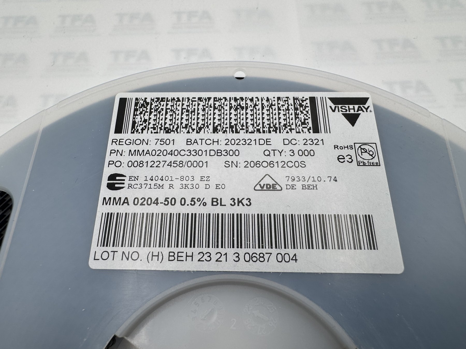 RESISTOR ALUMINUM HOUSE AND POWER MIX product photo 575