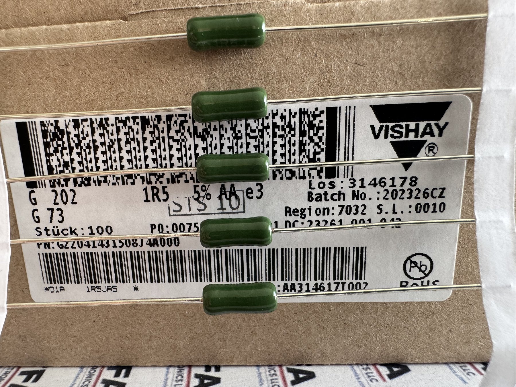RESISTOR ALUMINUM HOUSE AND POWER MIX product photo 632