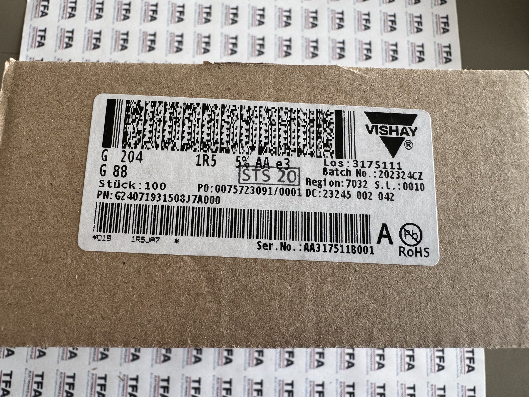 RESISTOR ALUMINUM HOUSE AND POWER MIX product photo 643