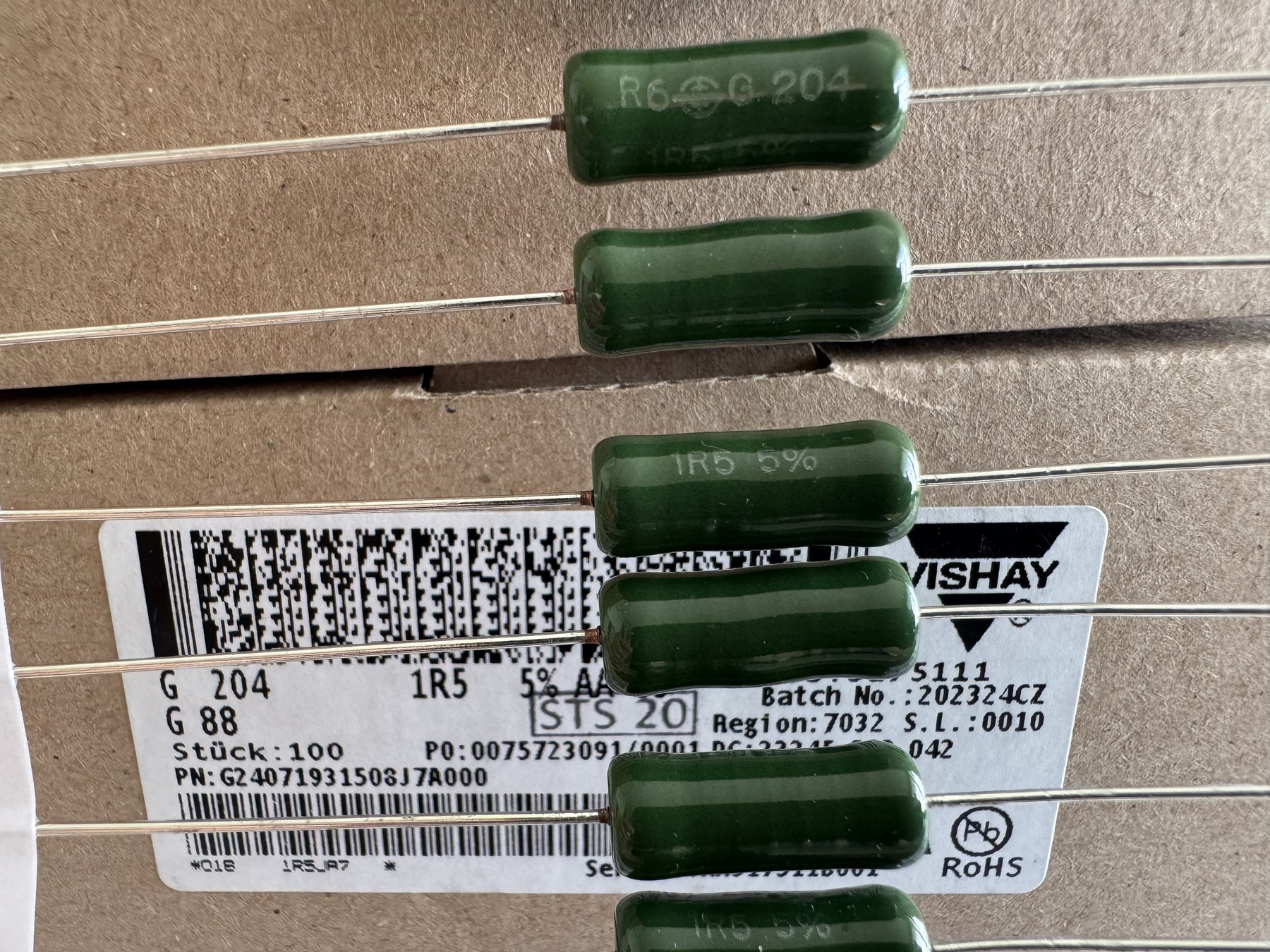 RESISTOR ALUMINUM HOUSE AND POWER MIX product photo 647
