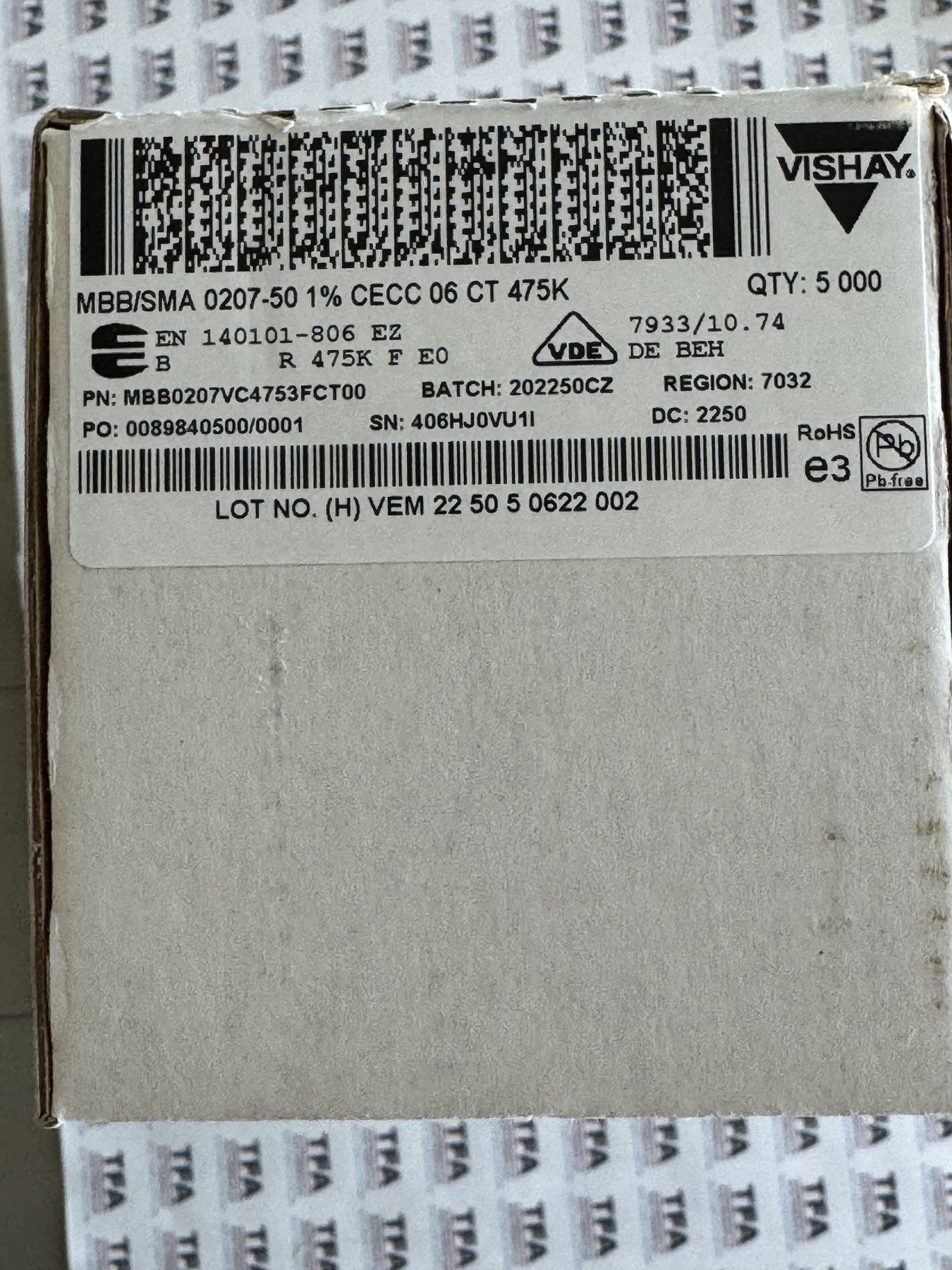RESISTOR ALUMINUM HOUSE AND POWER MIX product photo 689