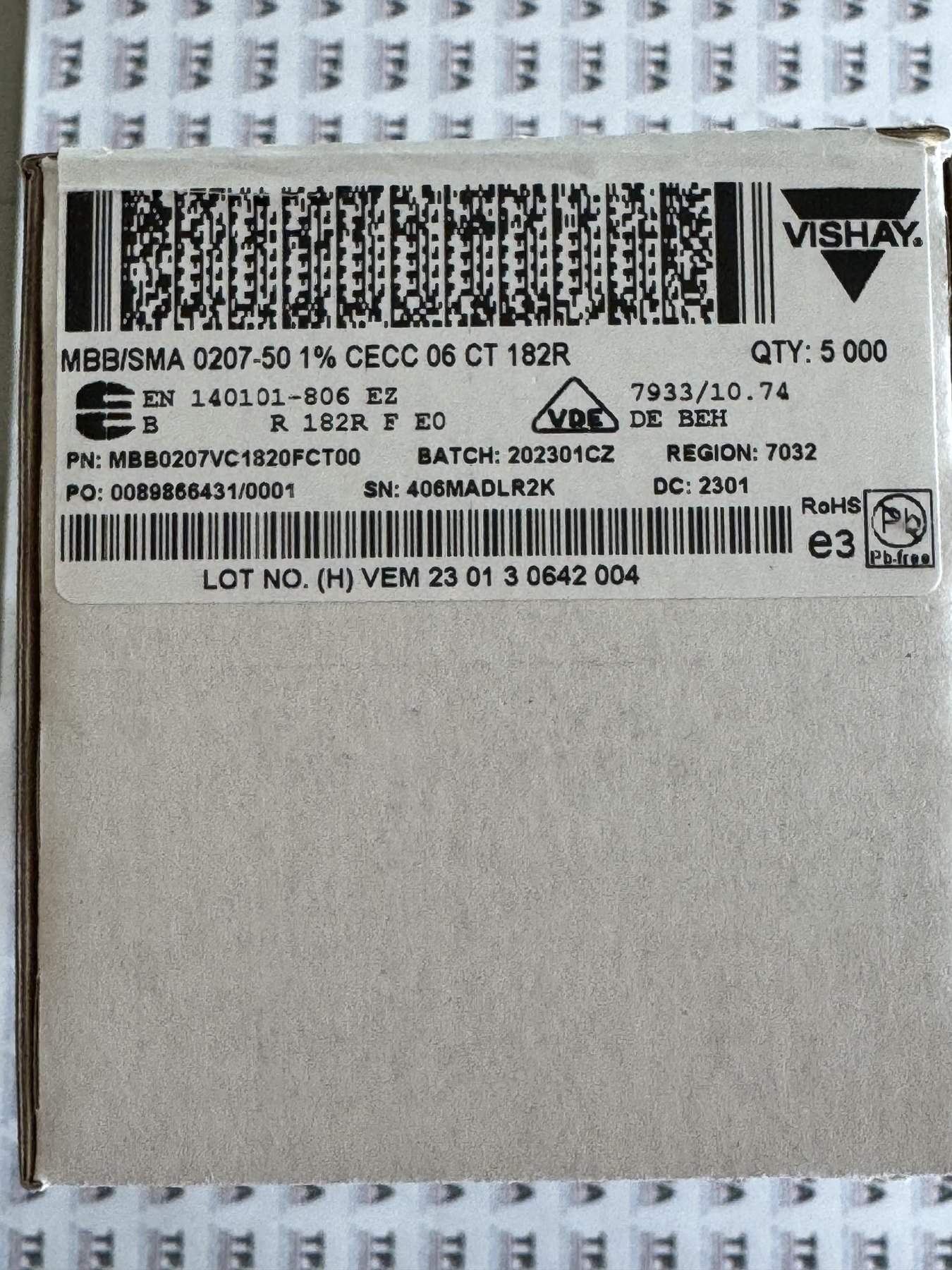 RESISTOR ALUMINUM HOUSE AND POWER MIX product photo 955