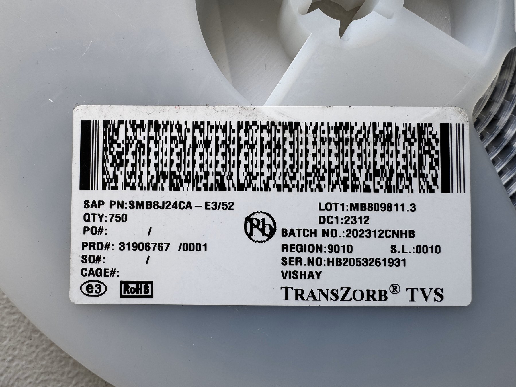 SMBJ8J24CA-E3/52 product photo 2