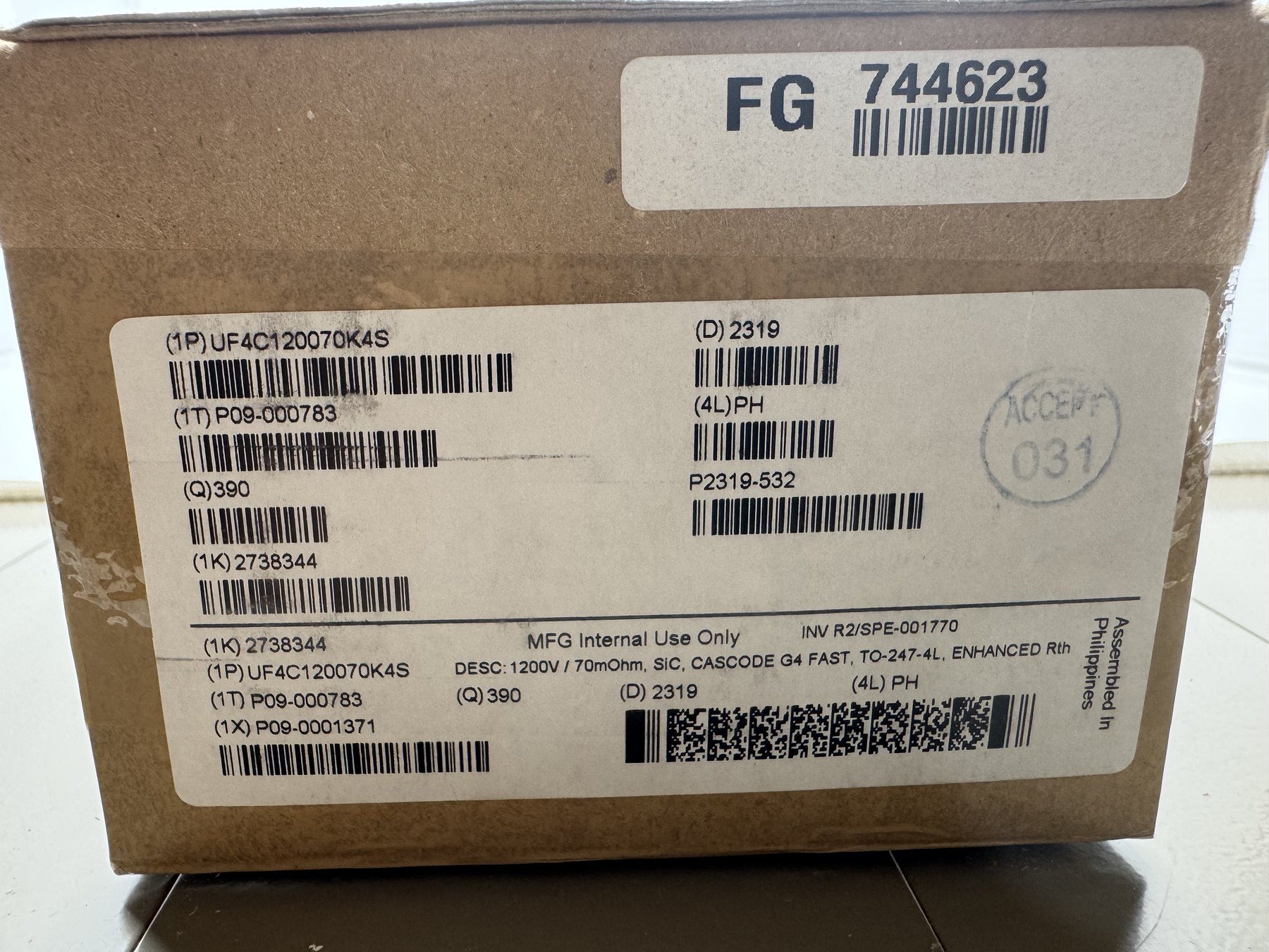 UF4C120070K4S product photo 1