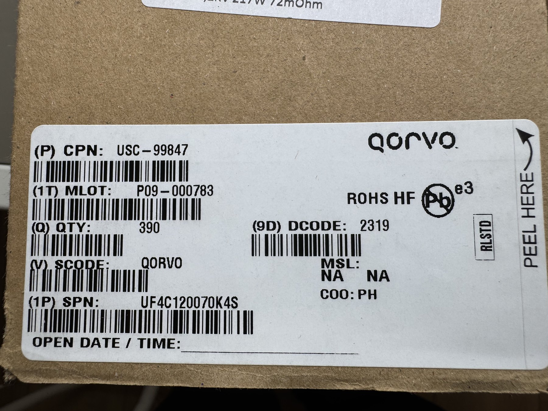 UF4C120070K4S product photo 2