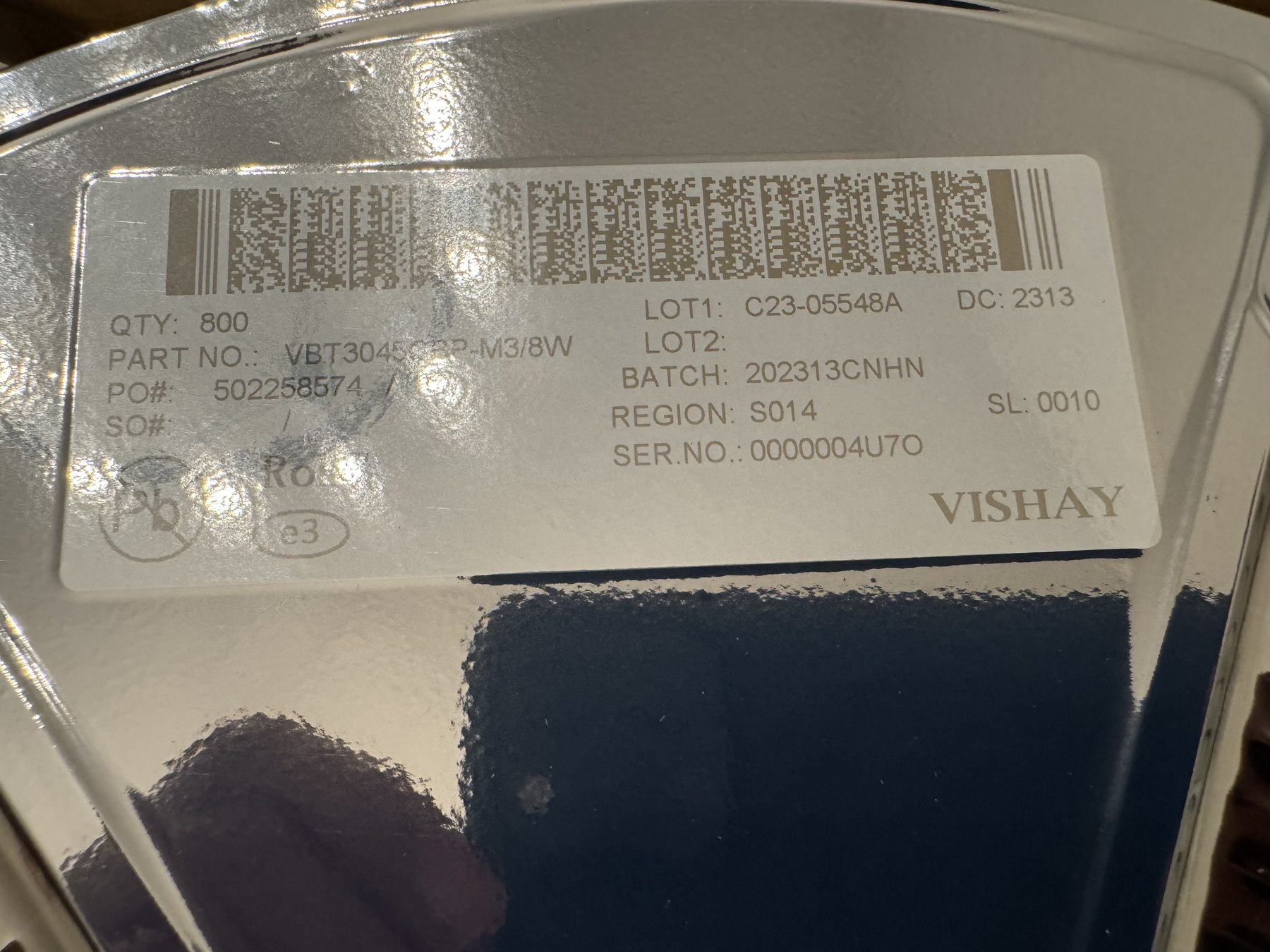 VBT3045CBP-M3/8W product photo 13