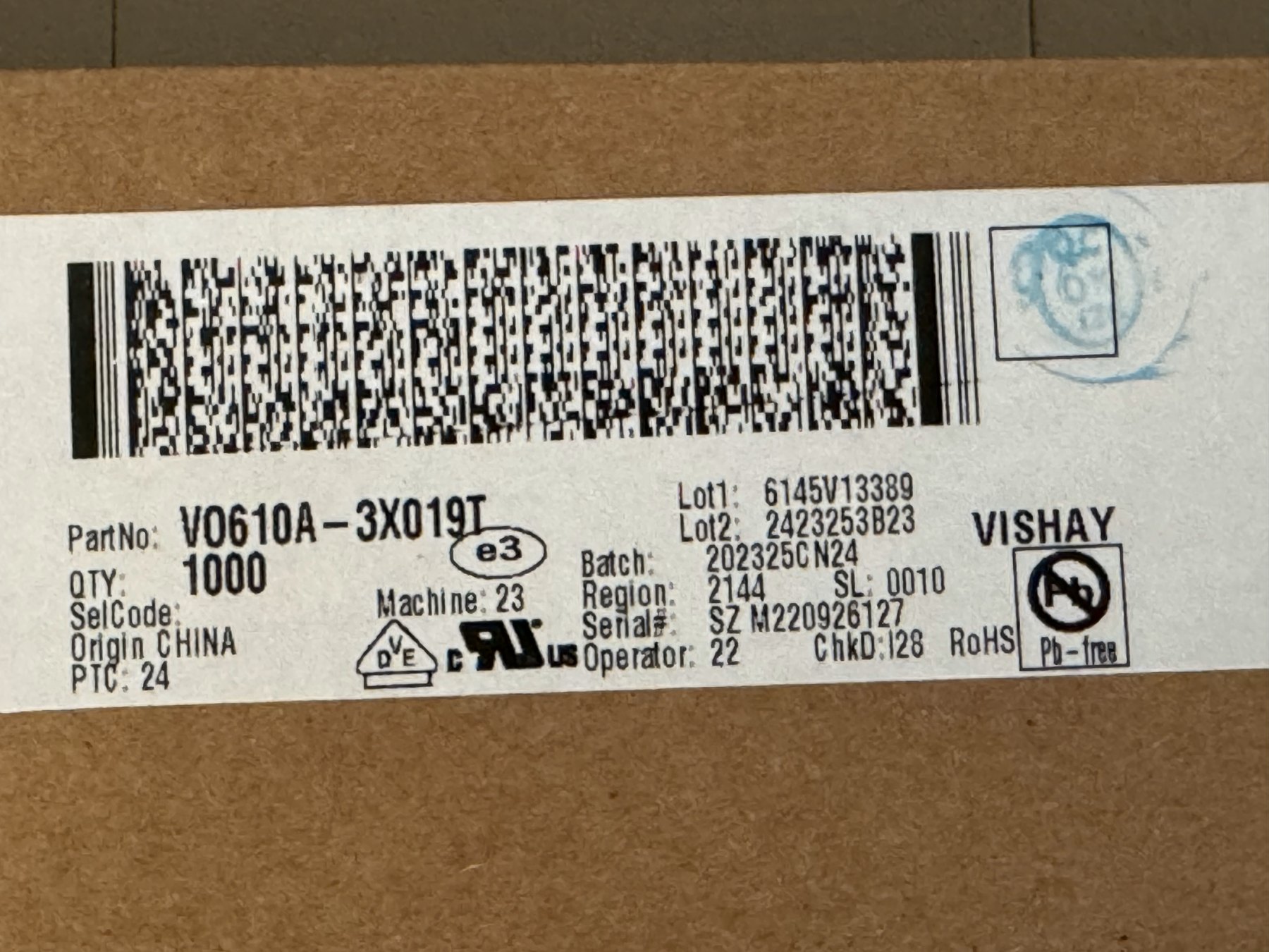 VO610A-3X019T product photo 1